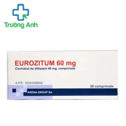 Eurozitum 60 mg - Thuốc điều trị đau thắt ngực hiệu quả của Romania