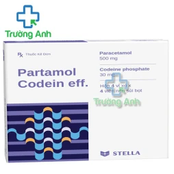 Partamol-Codein Eff Stella (Viên sủi) - Thuốc giảm đau, hạ sốt
