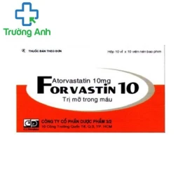 FORVASTIN 10 -Thuốc làm giảm cholesterol hiệu quả  