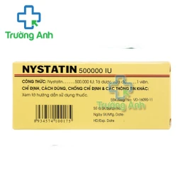 Nystatin 500.000UI Donaipharm - Thuốc điều trị nấm hiệu quả