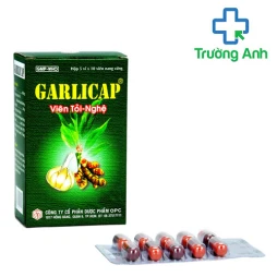 GARLICAP VIÊN TỎI NGHỆ - Hỗ trợ điều trị hạ mỡ máu hiệu quả