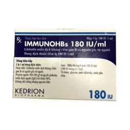 IMMUNOHBs 180 IU/ml - Huyết thanh kháng viêm gan B hiệu quả
