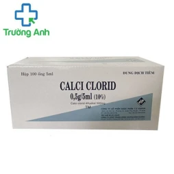 Calci clorid 0,5g/5ml Vidipha - Thuốc hỗ trợ điều trị tăng kali huyết cấp tính