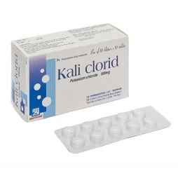 Kali clorid 500mg Nadyphar- Thuốc phòng và điều trị tình trạng giảm kali