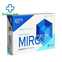 Mirgy capsules 400mg Getz Pharma - Thuốc kháng sinh điều trị động kinh và đau thần kinh