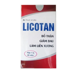 Licotan - Hỗ trợ bổ thận, giảm đau, làm liền xương hiệu quả 