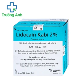 Lidocain Kabi 2% 20ml - Thuốc gây mê, tê bề mặt hiệu quả