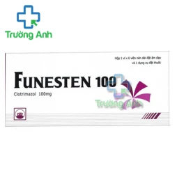 Funesten 100 Pymepharco - Viên đặt điều trị nấm âm đạo hiệu quả