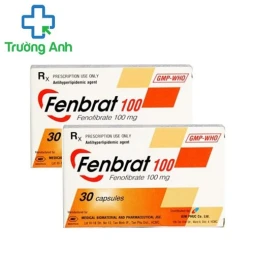 Fenbrat 100 Mebiphar - Thuốc tăng cholesterol máu hiệu quả