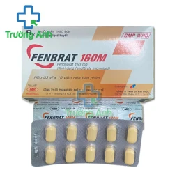 Fenbrat 160M Mebiphar - Thuốc hỗ trợ điều trị tăng Cholesterol máu