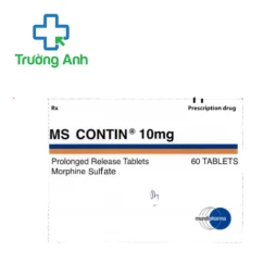 MS-Contin 10mg - Thuốc giảm đau, gây mê hiệu quả của Anh