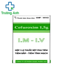 Cefuroxim 1,5g VCP - Thuốc giúp điều trị nhiễm khuẩn hiệu quả