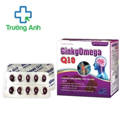 GinkgOmega Q10 Santex (tím) - Giúp tăng cường tuần hoàn não hiệu quả