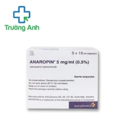 Anaropin Inj. 5mg/ml 10ml 5's - Thuốc gây tê, gây mê hiệu quả của Thụy Điển