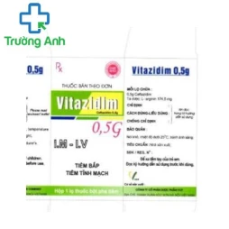 Vitazidim 0,5g VCP - Thuốc hỗ trợ điều trị nhiễm khuẩn hiệu quả