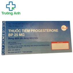 Progesterone Injection BP 25mg - Thuốc điều trị chảy máu cổ tử cung của Đức