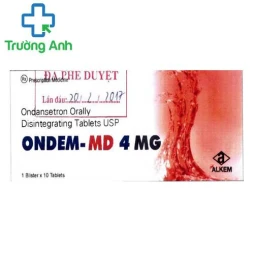 Ondem - MD 4mg Alkem - Thuốc kháng sinh phòng ngừa buồn nôn và nôn mửa