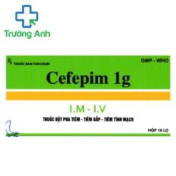Cefepim 1g VCP - Thuốc kháng sinh điều trị nhiễm khuẩn hiệu quả