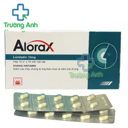 Alorax 10mg Pymepharco - Thuốc kháng sinh điều trị mày đay, viêm mũi dị ứng