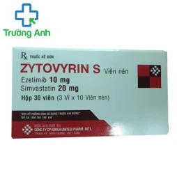 Zytovyrin S Việt Nam - Thuốc hỗ trợ điều trị tăng cholesterol máu nguyên phát hiệu quả