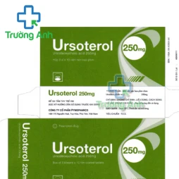 Ursoterol 250mg Pymepharco - Thuốc hỗ trợ điều trị sỏi mật, xơ gan hiệu quả