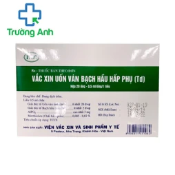 Vắc xin uốn ván hấp phụ (TT) - Phòng Uốn ván, Bạch hầu của Việt Nam