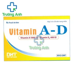 Vitamin A-D 5000UI/400UI Hataphar - Hỗ trợ bổ sung vitamin A, D hiệu quả