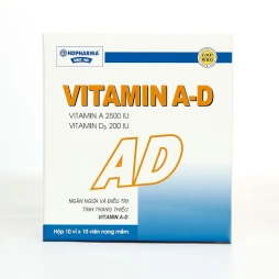 Vitamin A-D 2500UI HDpharma - Bổ sung vitamin A, D cho cơ thể