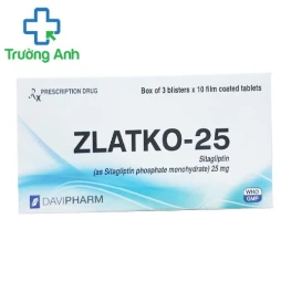 Zlatko-25 - Thuốc điều trị bệnh đái tháo đường hiệu quả