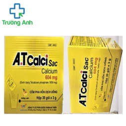 A.T Calci sac - Thuốc bổ sung canxi cho cơ thể hiệu quả