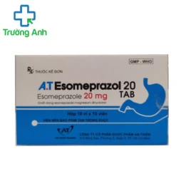 A.T Esomeprazol 20 inj - Thuốc điều trị loét dạ dày-tá tràng hiệu quả