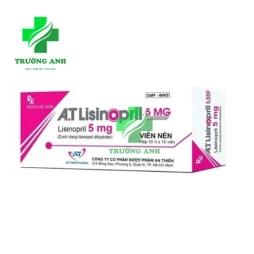 A.T Lisinopril 5 mg - Thuốc điều trị tăng huyết áp hiệu quả