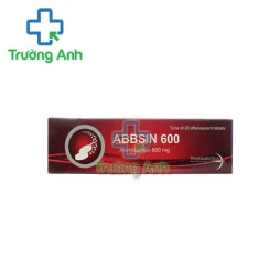 Abbsin 600mg PharmaEstica - Tiêu chất nhầy trong bệnh lý hô hấp