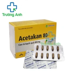 Acetakan 80 (viên nang) Agimexpharm - Hỗ trợ tổn thương não
