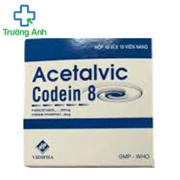 ACETALVIC-CODEIN 8 - Thuốc giảm đau, hạ sốt hiệu quả của DP TW Vidipha
