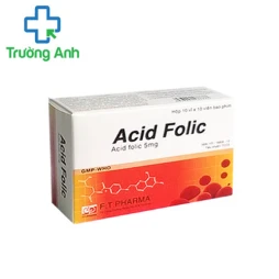 Acid Folic 5mg F.T.Pharma - Thuốc cung cấp và bổ sung khoáng chất