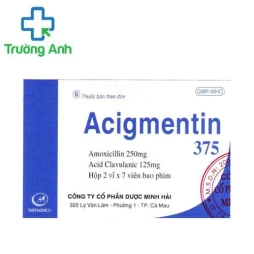 Acigmentin 375 - Thuốc kháng sinh điều trị nhiễm khuẩn đường hô hấp