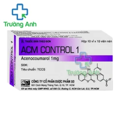 ACM Control 1 F.T.Pharma - Thuốc dự phòng huyết khối tĩnh mạch