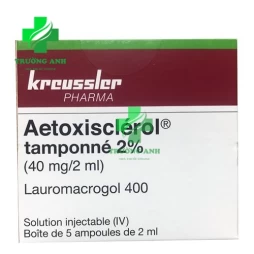 Aetoxisclerol tamponne 2% 40mg/2ml Kreussler - Điều trị giãn tĩnh mạch