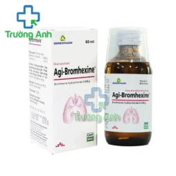 Agi-Bromhexine 60ml Agimexpharm - Trị rối loạn tiết dịch phế quản