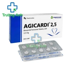 Agicardi 2,5 Agimexpharm - Điều trị tăng huyết áp, đau thắt ngực