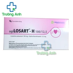 Agilosart - H 100/12,5 - Thuốc điều trị tăng huyết áp hiệu quả của Agimexpharm