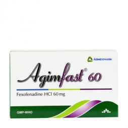 Agimfast 60 - Thuốc điều trị chứng viêm mũi dị ứng hiệu quả