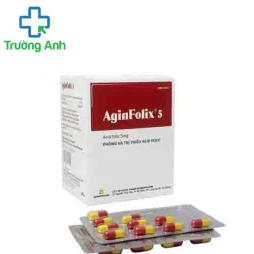 Aginfolix 5 - Thuốc bổ sung Acid Folic thiếu máu hồng cầu