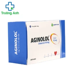 Aginolol 50 - Thuốc điều trị tăng huyết áp và đau thắt ngực