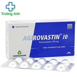AGIROVASTIN 10 - Thuốc điều trị mỡ máu của Agimexpharm