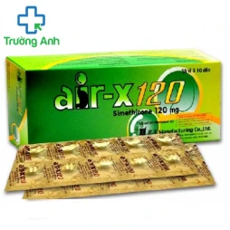 AIR-X 120 - Thuốc điều trị triệu chứng đầy hơi khó tiêu hiệu quả.