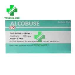 Alcobuse (Disulfiram 500mg) - Điều trị nghiện rượu mạn tính