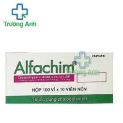 Alfachim 4.2mg Cửu Long - Thuốc điều trị phù nề sau chấn thương