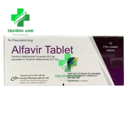 Alfavir Tablet 25mg Incepta - Thuốc điều trị viêm gan B